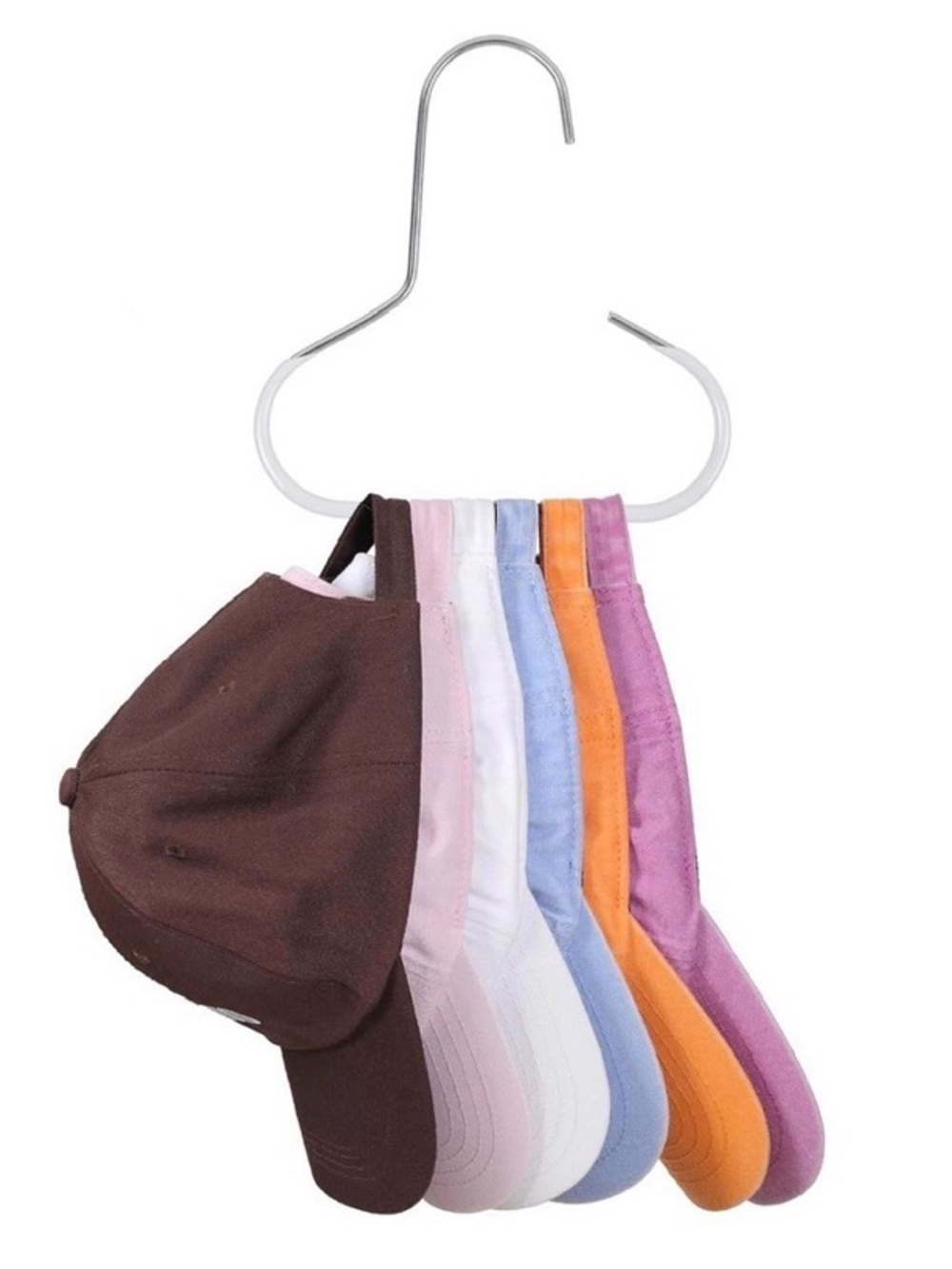 ๐ New White Hanging Baseball Cap Hat Closet Organizer